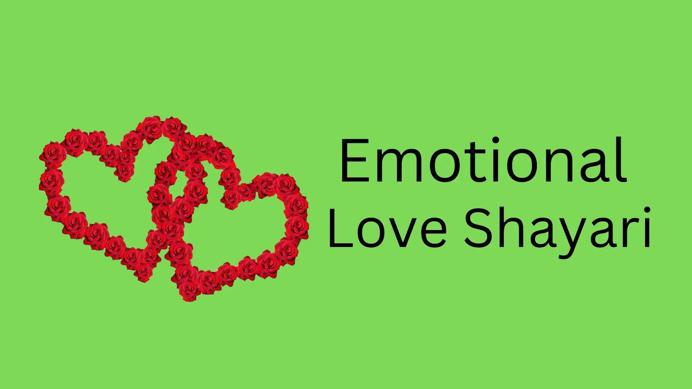 Emotional love shayari